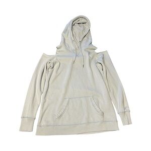 Blue cold Shoulder Hoodie’s